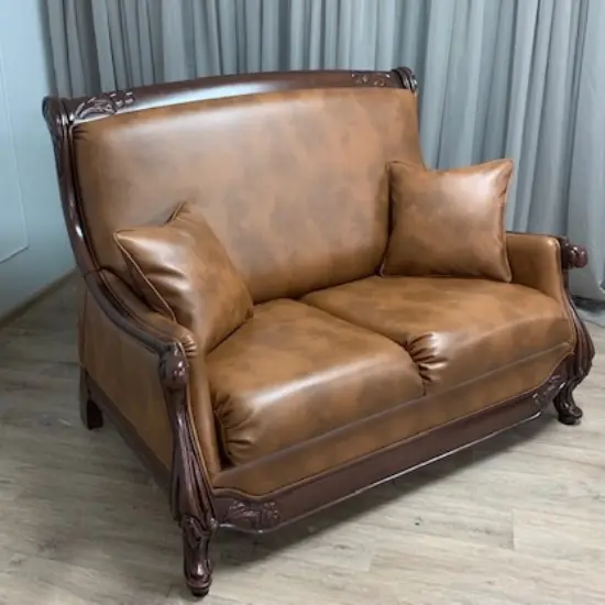 Диван кожаный "Мадрид" 2-х местный  