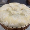 Пуф с сиденьем из ткани  